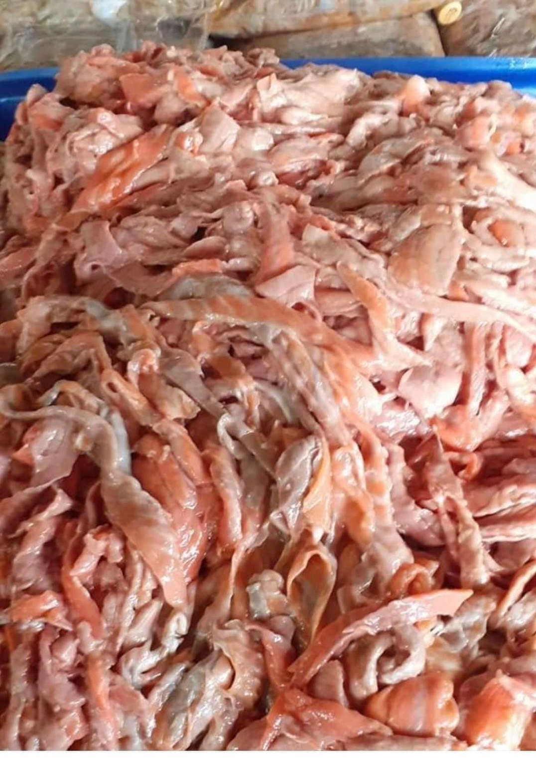 เนื้อแซลมอนติดเลือด